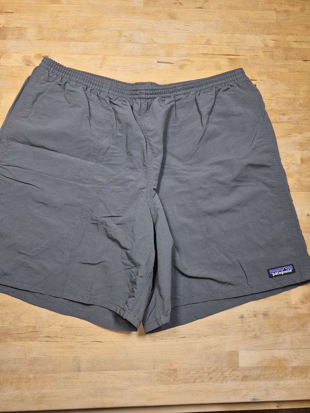 Patagonia Men's Gray Elastic-Waist Hybrid Shorts
